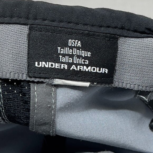 Under Armour Strapback Hat Cap Gray Lightweight Running Tennis Golf Dad Mens - Picture 11 of 16